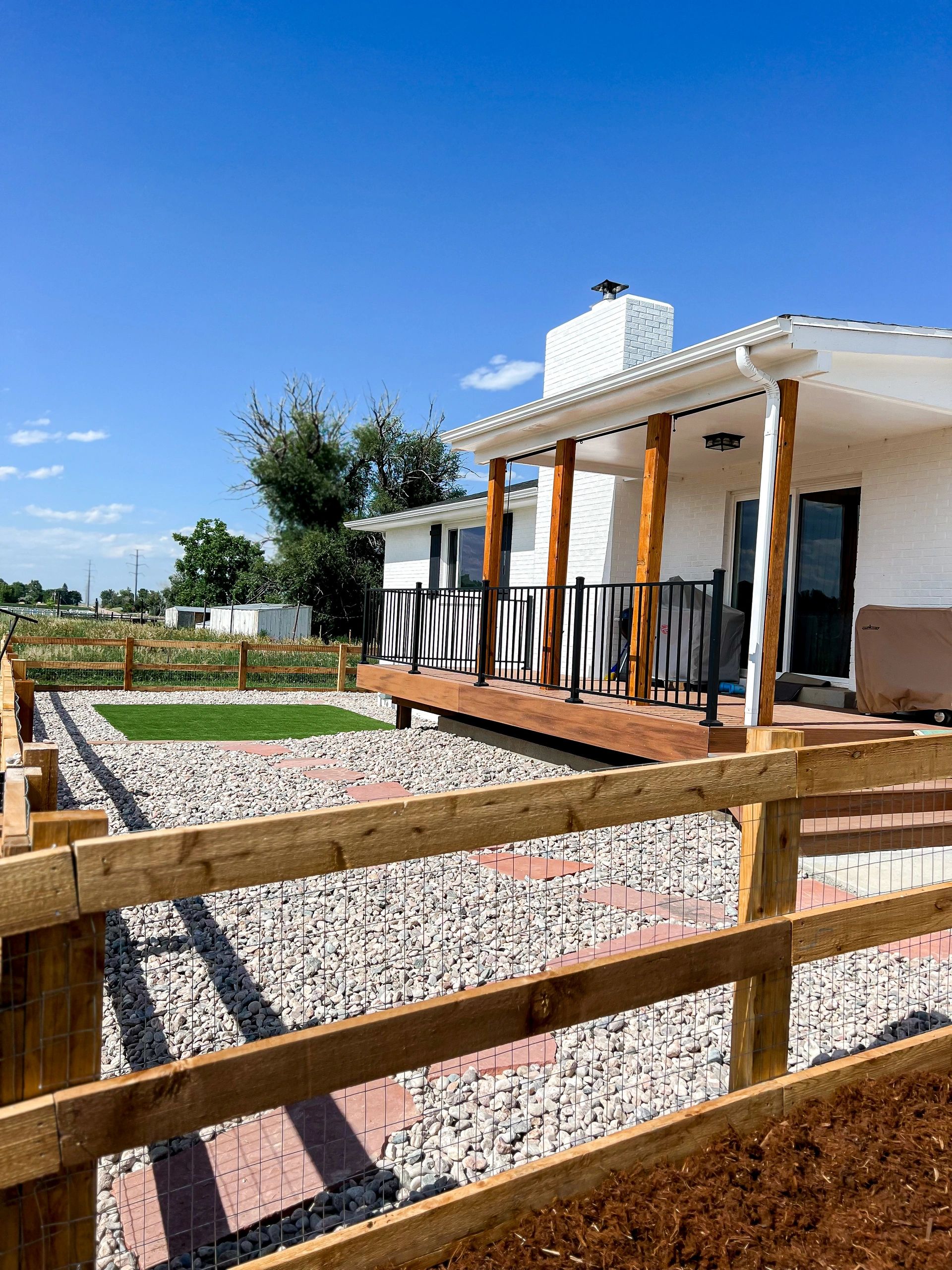 Landscaping project showcase