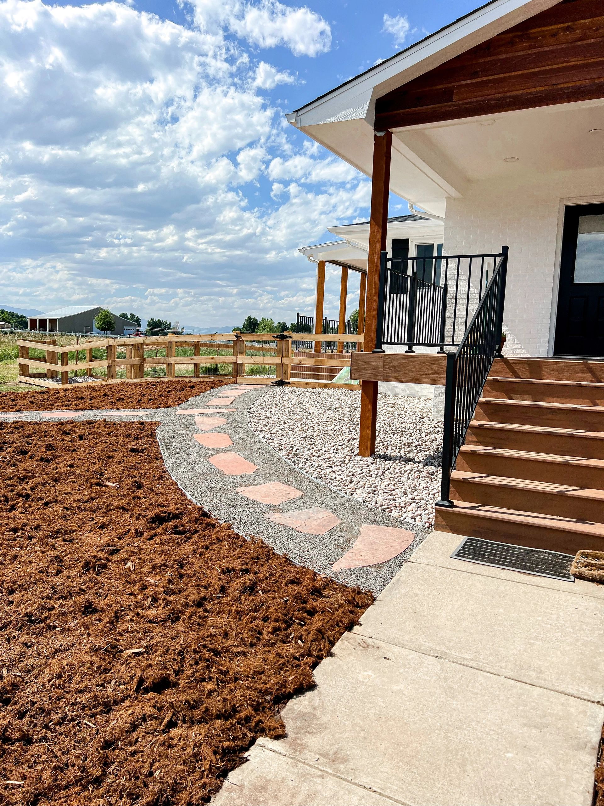 Landscaping project showcase