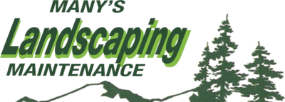 Many's Landscaping logo